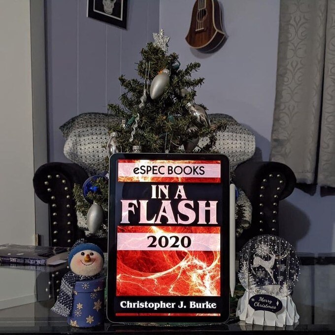 A photo of my book taken by someone who got it in last year's author gift exchange.
Better than any ...