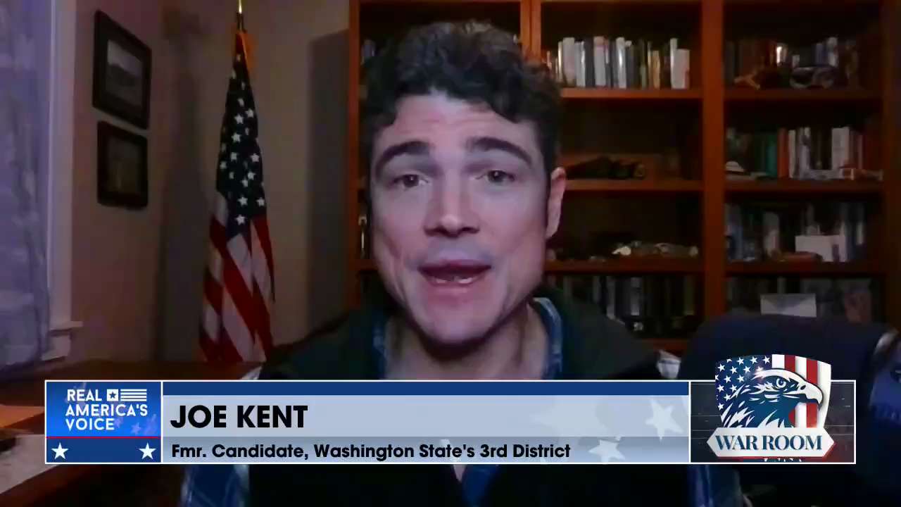 BREAKING: @joekent16jan19 announces, first on WarRoom, his Congressional run for WA-3 in 2024