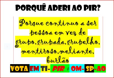 PORTUGAL PIR PARTIDO INDEPENDENTE DO REFERENDO ÚNICO QUE SATISFAZ TODOS OS REQUISITOS DEMOCRÁTICOS E LEGAIS EXIGIDOS NA CRP A LEI DAS LEIS A QUE TODAS AS