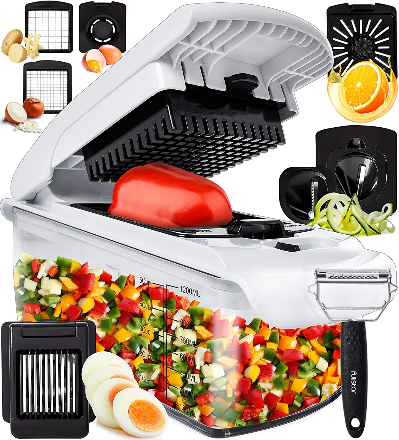 Fullstar 9-in-1 Deluxe Vegetable Chopper Kitchen Gifts😊

 👍👍 Buy Now: https://rb.gy/6ilvuh
👍👍 V...