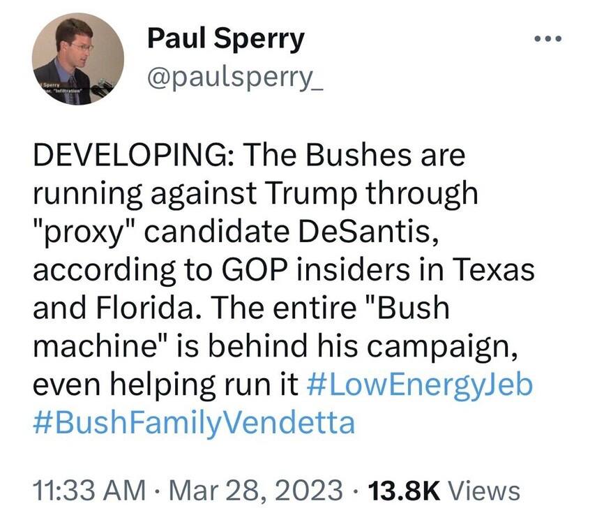 DeSantis Shadow Campaign!!
#NeoCon #RINO #DeSanctimonious 