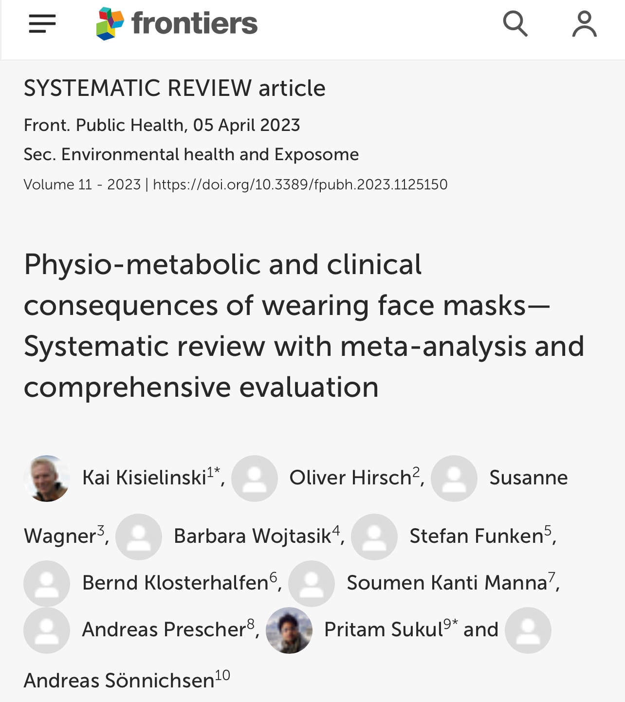 “Masks interfered with O2-uptake and CO2-release and compromised respiratory compensation…So far, several mask related symptoms may have been misinterpreted as long COVID-19 symptoms…In the absence of strong empirical evidence of effectiveness, mask wearing should not be mandated let alone enforced by law.”

https://www.frontiersin.org/articles/10.3389/fpubh.2023.1125150/full