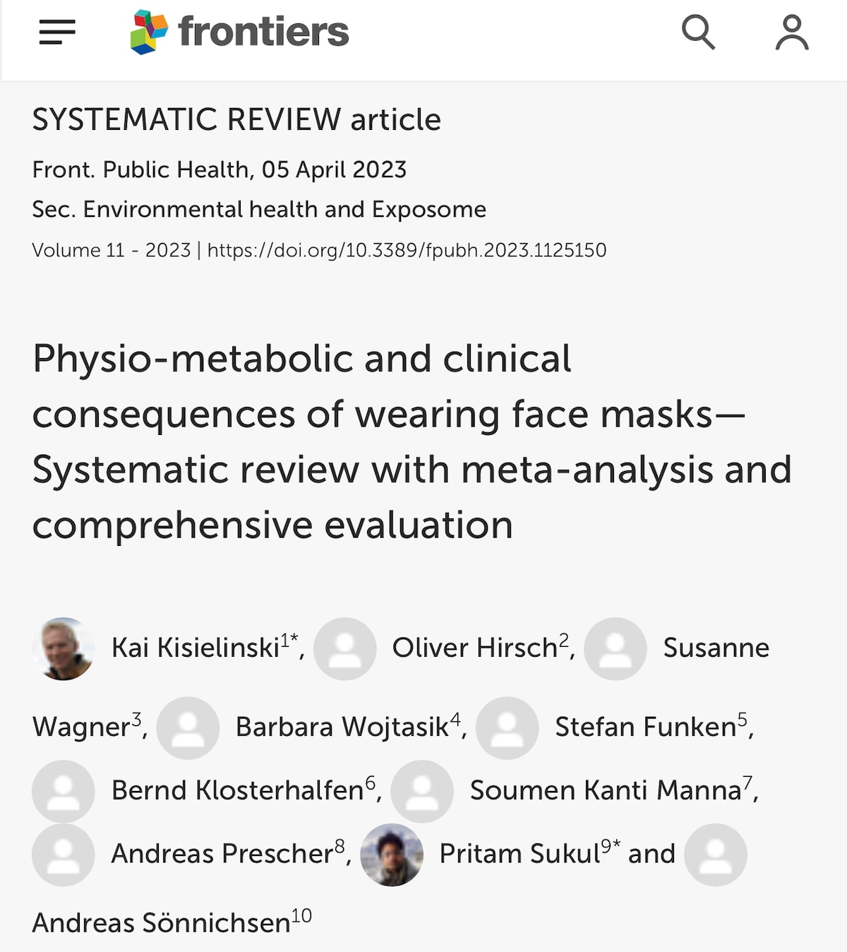 “Masks interfered with O2-uptake and CO2-release and compromised respiratory compensation…So far, se...