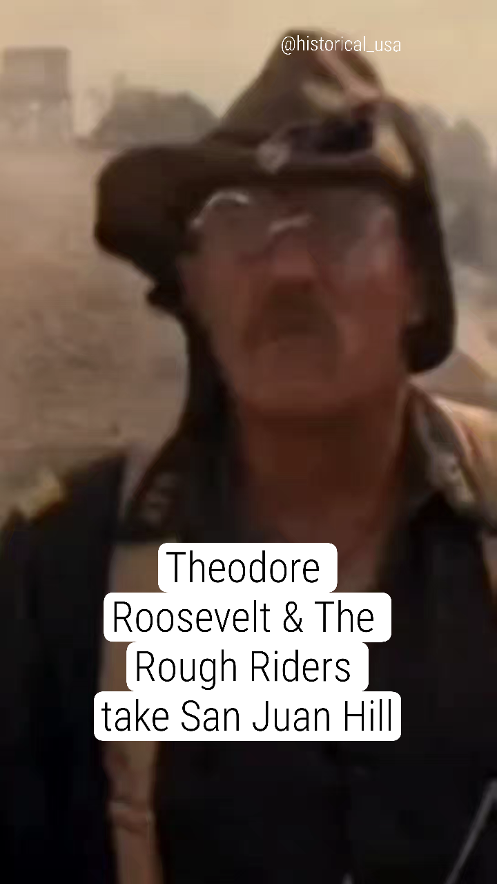 #TheodoreRoosevelt & the #RoughRiders take #SanJuan Hill #SpanishAmericanWar #history #medalofhonor 