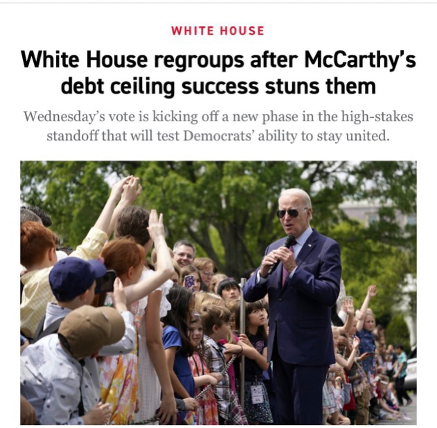 Joe Biden is WEAK. 

The House GOP debt ceiling victory “stuns” the failing Biden White House so sig...