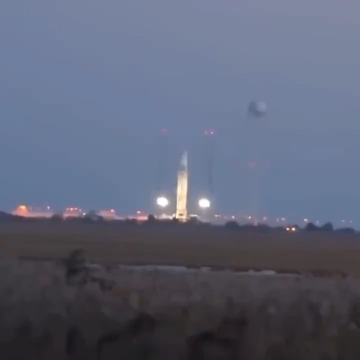 Failed rocket launch