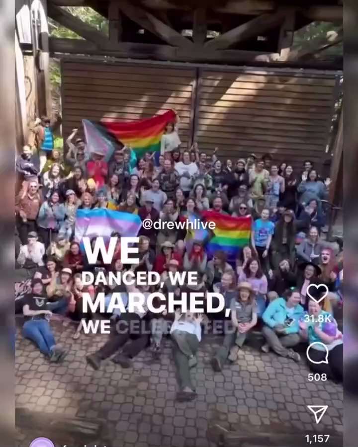 “In case you didn’t know, gay people are literally taking over the national parks system…Mother Natu...