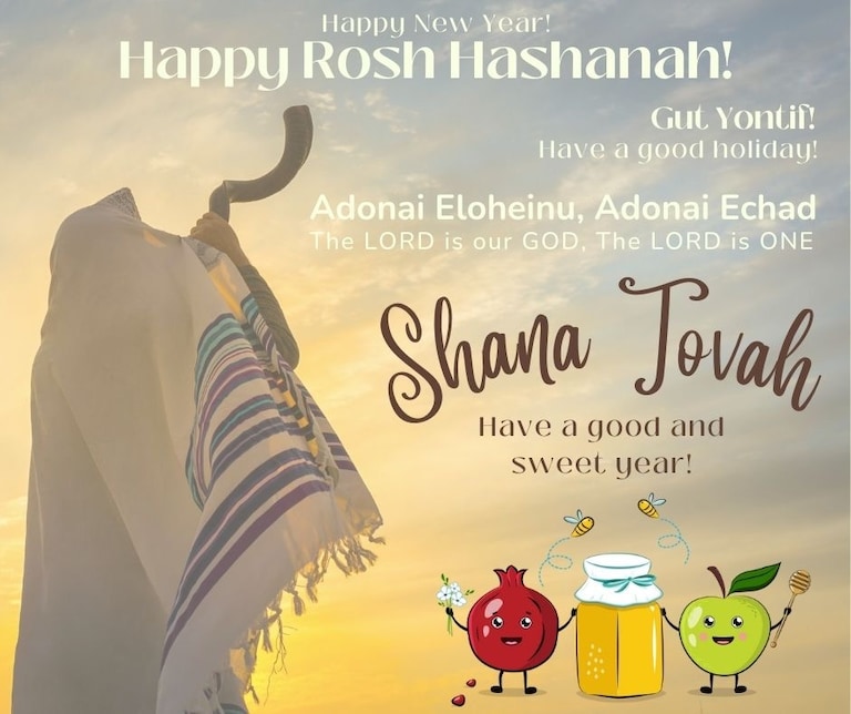 Wishing you a happy, healthy and good year to come. Praise the LORD we made it another year. Happy Rosh Hashanah, the Jewish calendar New Year aka "Head of