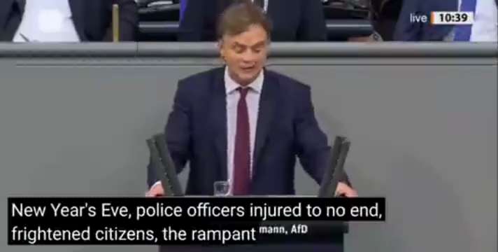 German AFD politician describes the significant impact of the invasion of Europe:

"Man made populat...