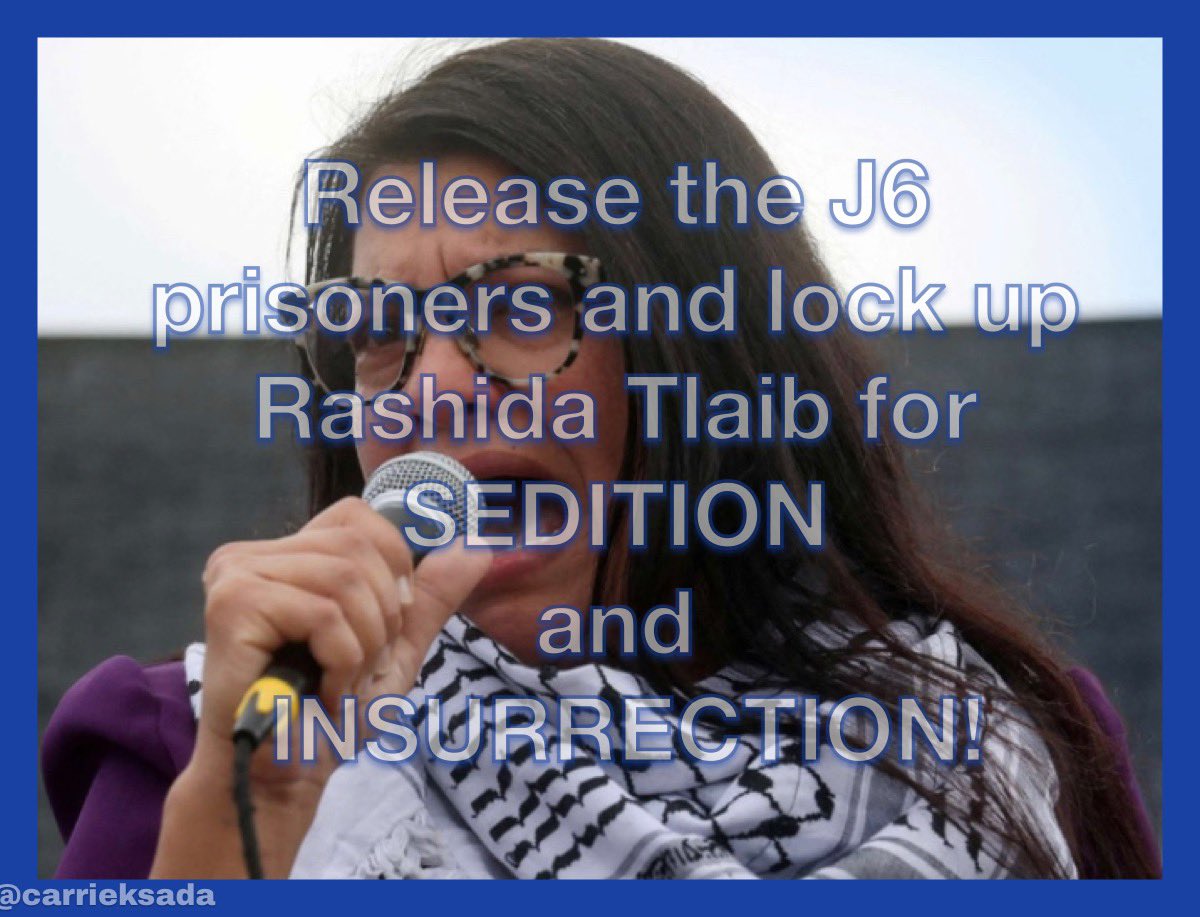 Just Saying!🤔😎We have no true Justice if this terrorist bitch isn't incarcerated like our innocent Patriots are😡😡😡