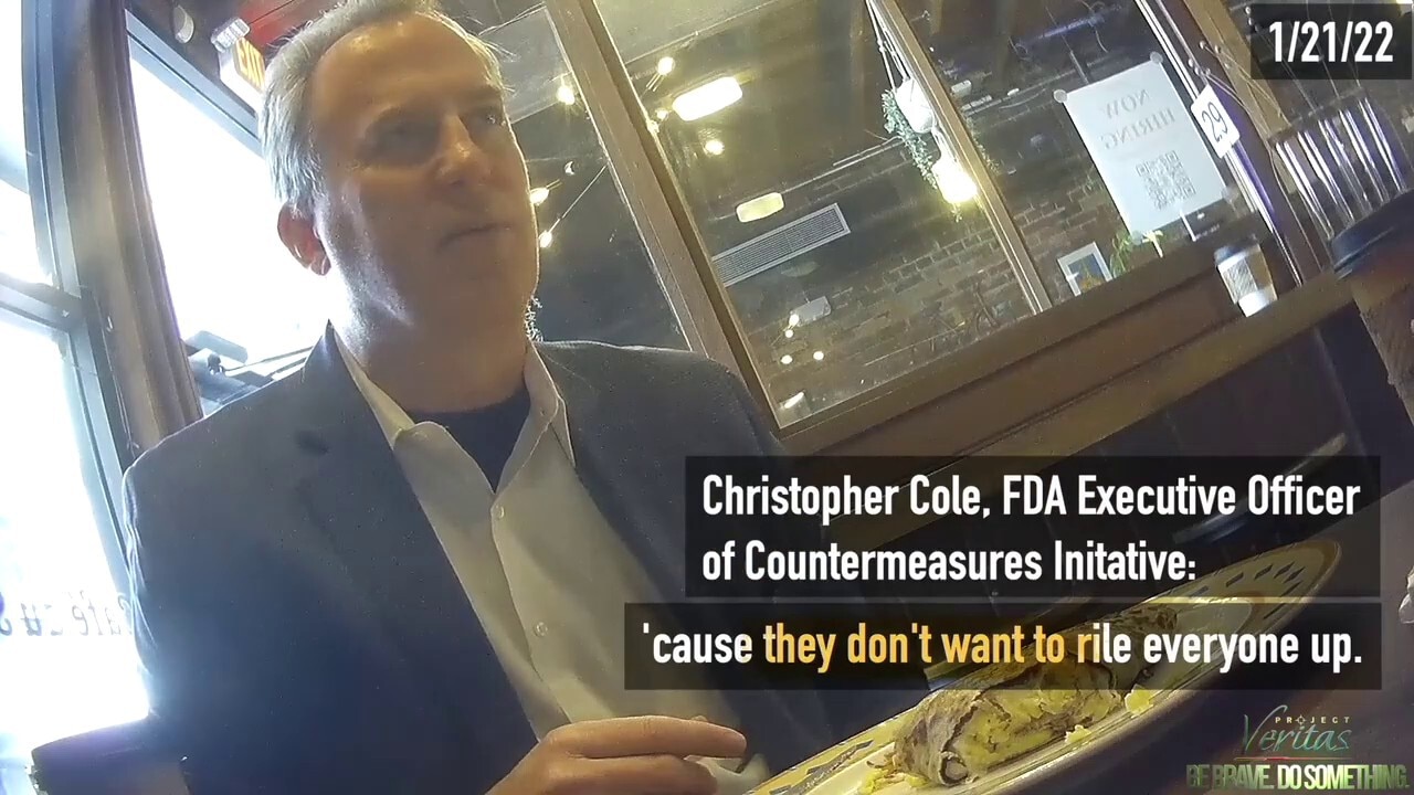 BREAKING: @US_FDA Executive Officer on Hidden Cam Reveals Future COVID policy
 
“You’ll have to get an annual shot”
 
On Biden’s vaccine vision: “Biden wants to inoculate as many people as possible”
 
On the FDA Emergency Use Authorization for vaccinating children as young as six months "They're[FDA] not going to not approve it”
 
#ExposeFDA