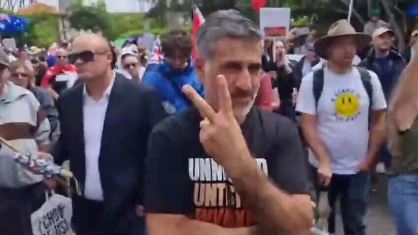 Australian Protesters Gather Outside the Home of PM Scott Morrison, Demanding an End to Government Overreach

By the looks of the flags, they aren't buying the Russia-Ukraine narrative either.