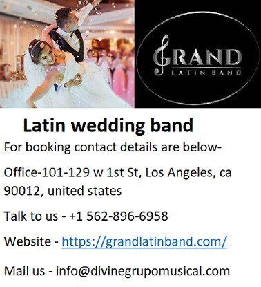 Hire Grand Latin wedding band at best price in California.
Grand Latin Band is the well-known Latin ...
