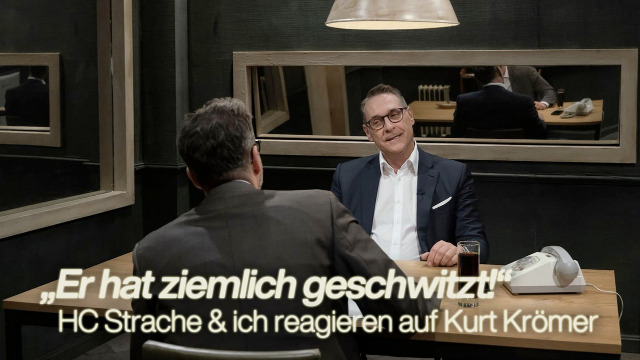 „Er hat ziemlich geschwitzt!“ – HC Strache & ich reagieren auf Kurt Krömer