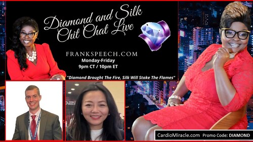 FULL VIDEO:  Josh Yoder talks VX induced myocarditis, pilot deaths.  Ava Chen talks about Miles Guo and the CCP


Sponsors: Use Promo Code: DIAMOND or TRUMPWON
1. https://TWC.Health (Spike Protein Support)
2. https://CardioMiracle.com
3. http://MaskDerma.com
4. https://GiveSendGo.com
5. https://MyPillow.com/TrumpWon
6. https://TheDrArdisShow.com/shop-all/
7. https://www.Curativabay.com/?aff=1
8. https://DrStellaMD.com
9. https://www.KattsRemedies.com/shop/ ?aff=3

Follow Diamond and Silk on https://FrankSocial.com/u/DiamondandSilk 
https://TruthSocial.com/@DiamondandSilk

See Us On: LINDELL TV,  CTVA.TV,  RSBN,  GETTR LIVE, RUMBLE LIVE, FRANKSPEECH