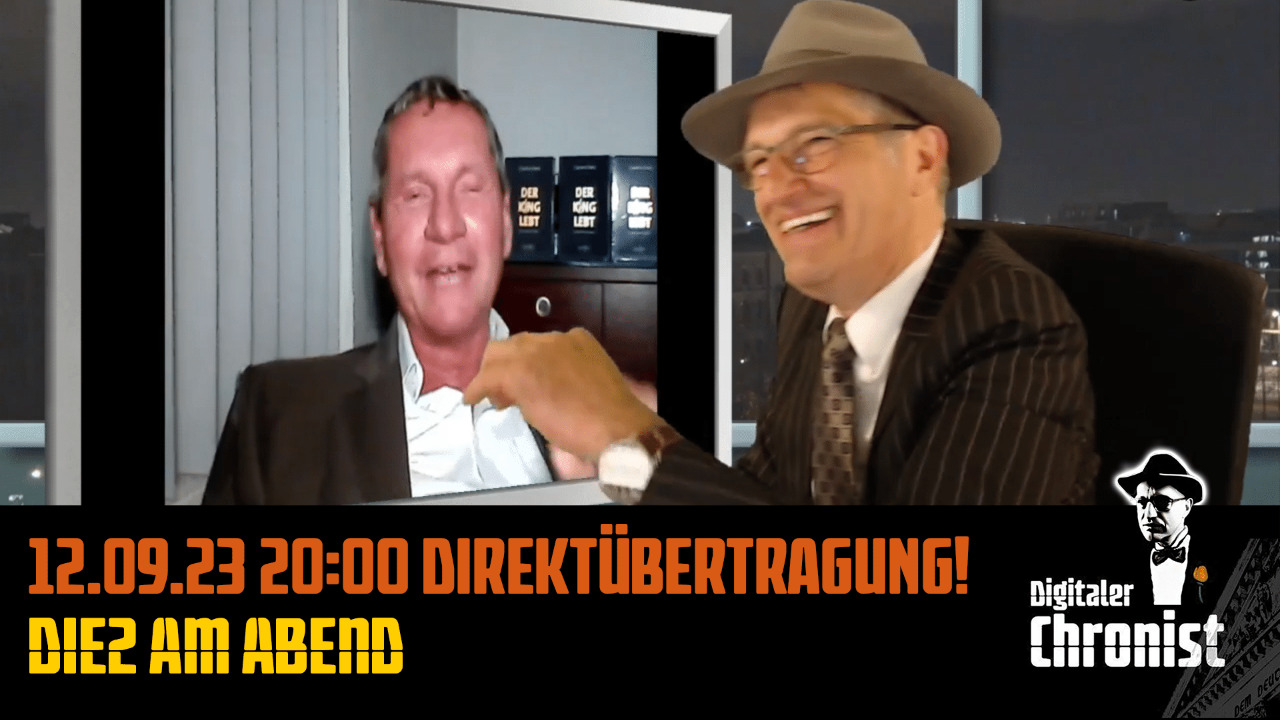 Liebe Zuschauer,
es ist ja schon wieder Einiges passiert, es wird nicht langweilig!
Euer Thomas
Alle unsere Kanäle auf einer Seite, bitte folgt uns auch auf den anderen Plattformen, man weiß nie...
https://www.digitaler-chronist.com/al...