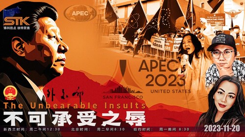 #STK神奇太空 第110期 - Ava(莘7女孩) @S7Gril，文空 @JohnDoe

🚀 包子被蒸APEC，奇耻大辱
🚀 独裁惧怕NFSC，掩耳盗铃