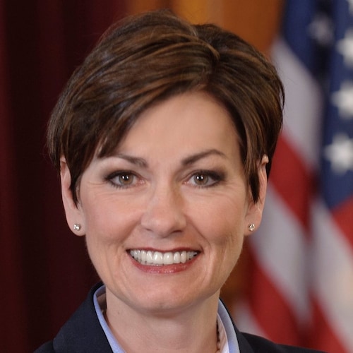 Mom, wife, grandma, conservative, proud governor of the great state of Iowa