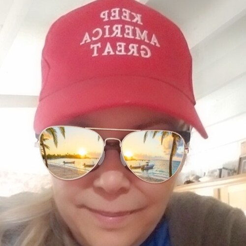 Christian, Wife, Mother, Grandmother, Conservative Patriot. Love God and my country and my Flag.
