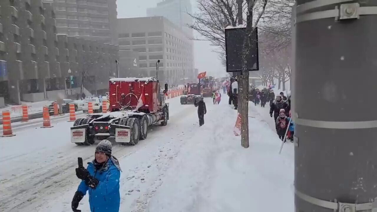 Québec convoy for freedom blasting out that sound of freedom, Trudeau has opened a can of worms by going in hard on Ottawa.