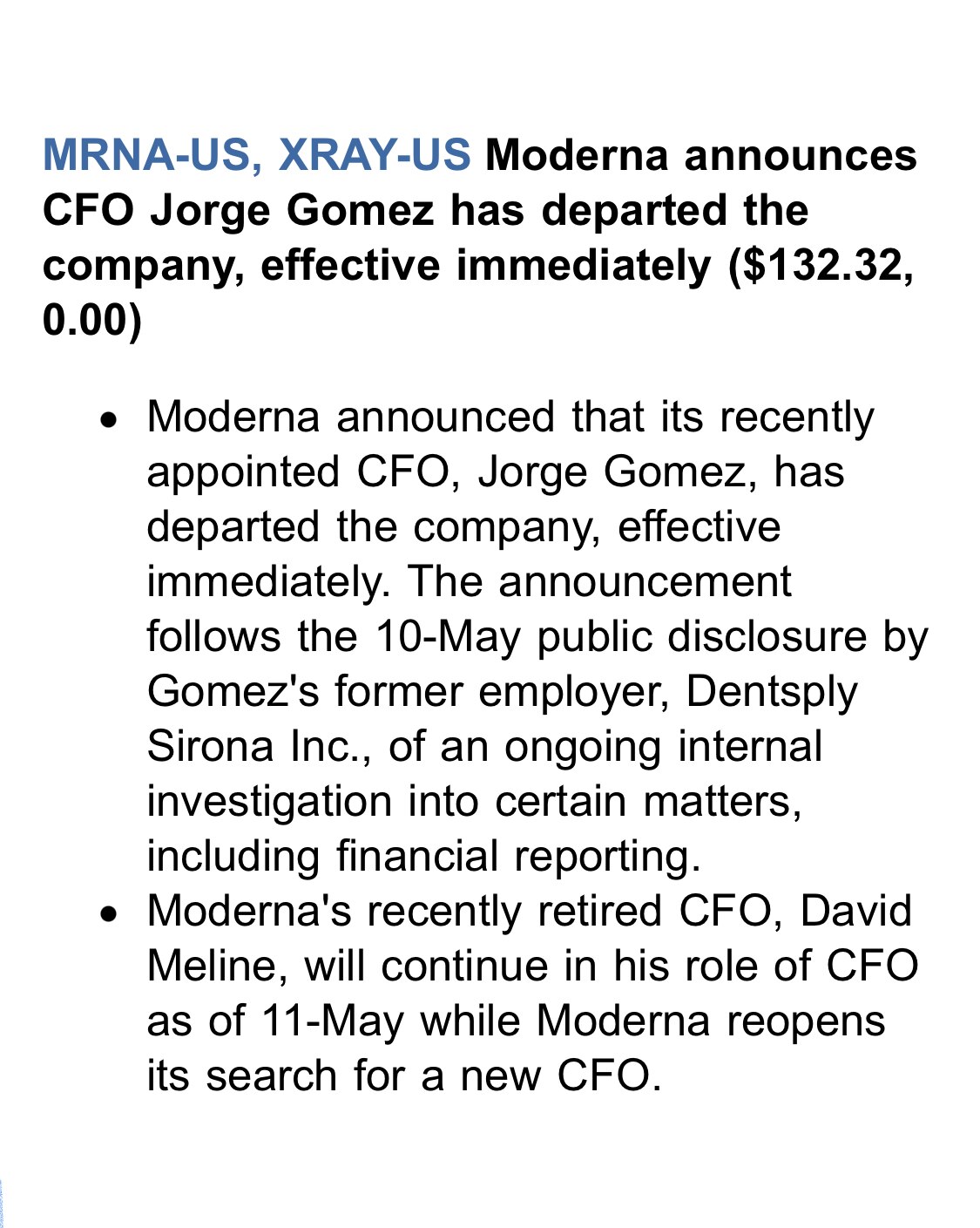 $MRNA 🤣😂🤡 

