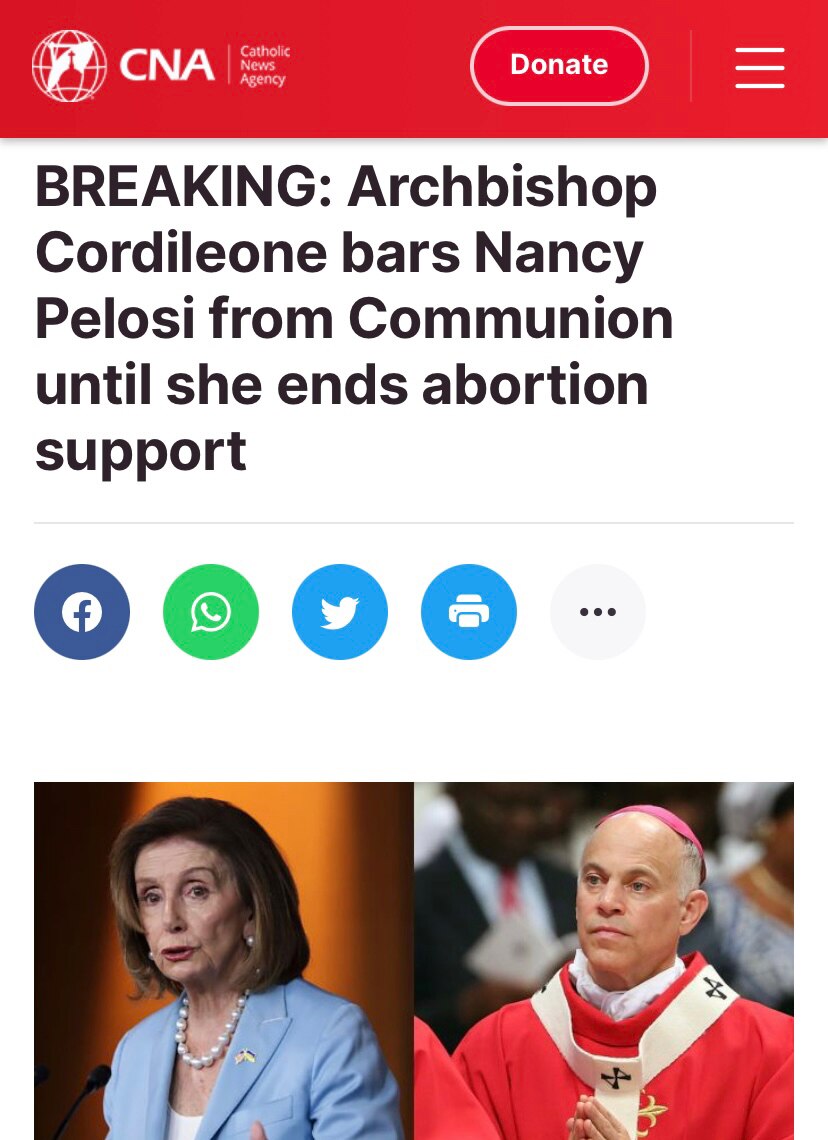 A brave bishop… 

