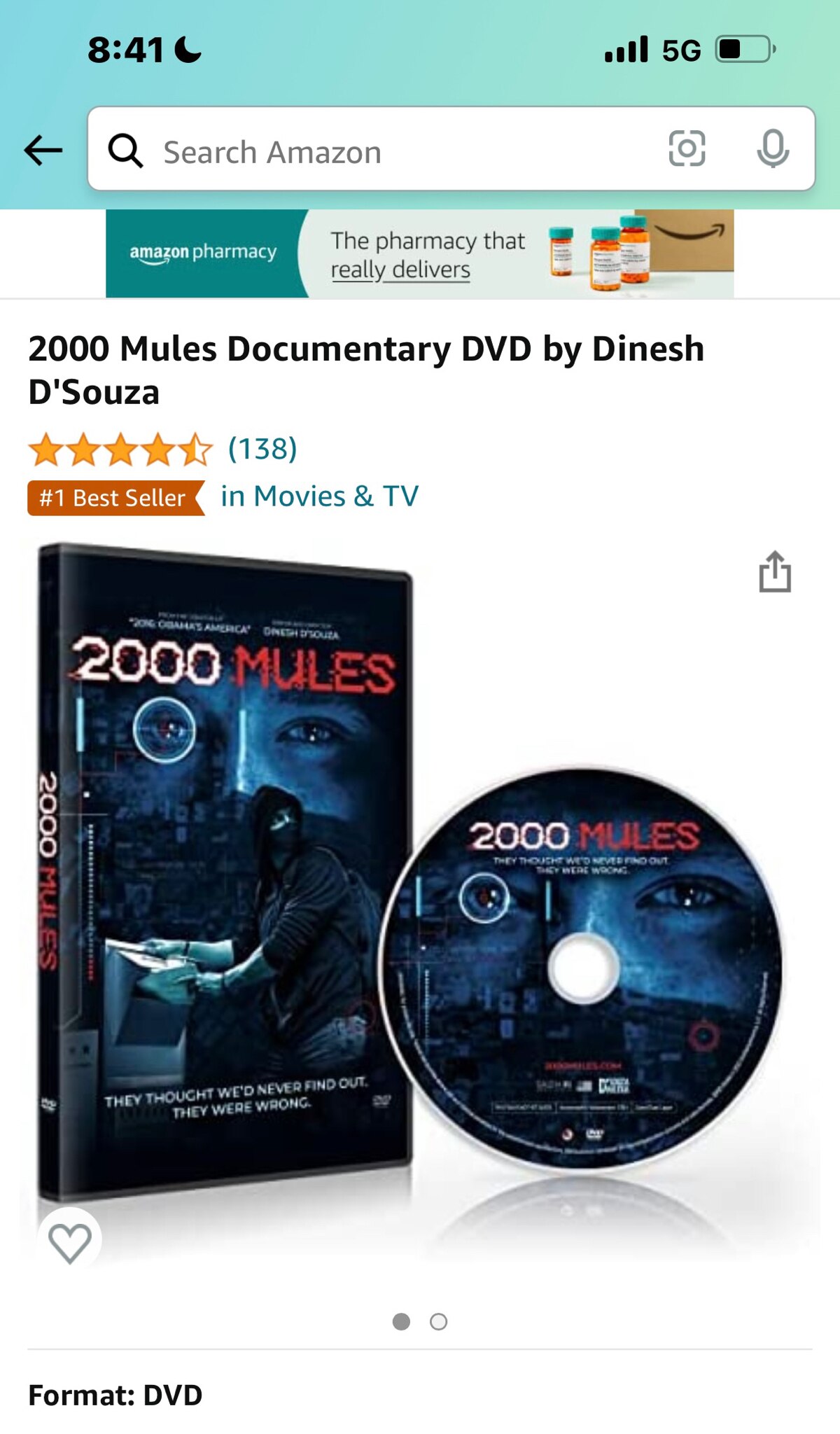 Hasn’t budged from #1 on Amazon. 