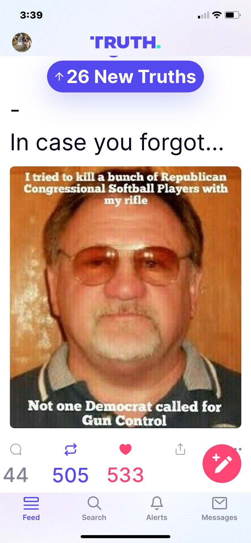 James Hodgkinson look him up great bio. Shared on TS originally.