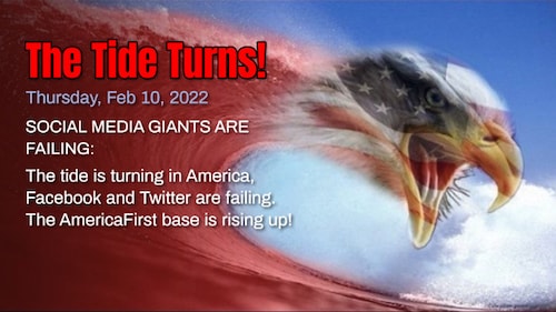 Bill Mitchell on GETTR: The tide is turning in America,  Facebook and Twitter are failing. The AmericaFirst base is rising up!