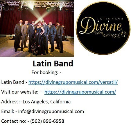 Hire professional Latin Band in Los Angeles at best price.

For booking: -
Latin Band:- https://divi...