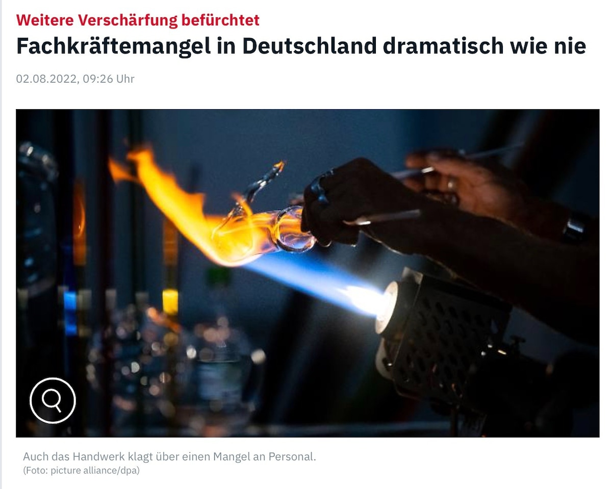 #Fachkräftemangel - #Zuwanderung soll die Lösung sein

Faeser & Heil: „Wir wollen, dass ausländische...
