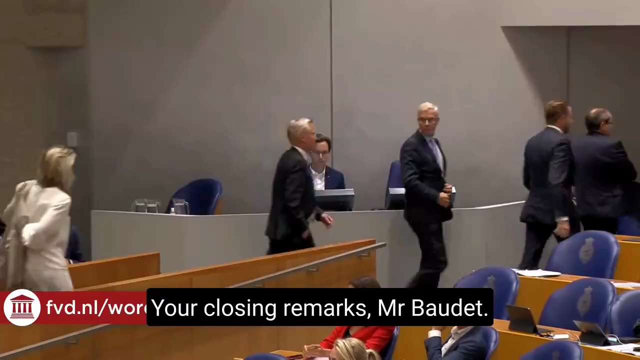 The Entire Dutch Cabinet STORMS out the Building After Having Their Egos Shattered by Thierry Baudet...