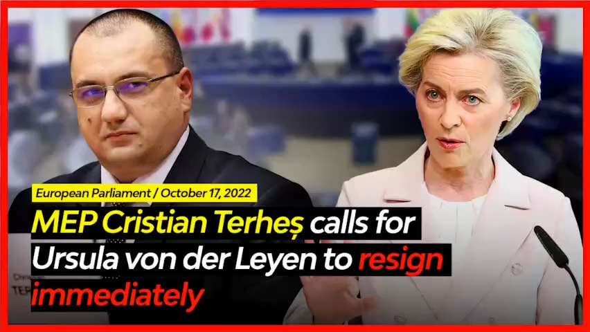 MEP Cristian Terheș Calls for the Immediate Resignation of Ursula von der Leyen

"The Commission has...