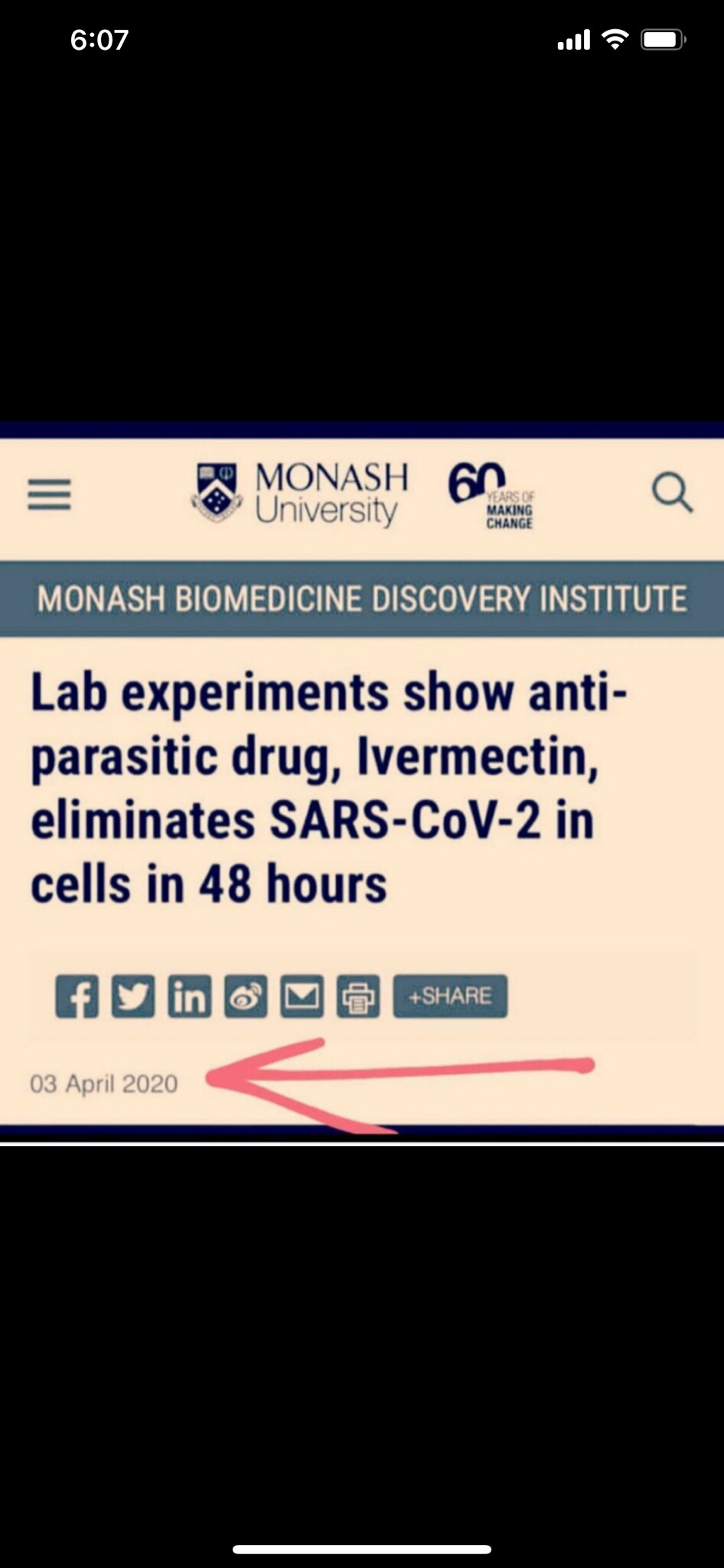 Govt suppression revealed. Shar please 🙏🙏🙏. Be well.  

