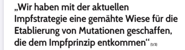 Ein sehr interessantes Interview mit dem Pharmaforscher Dr. Tasler: 
„mRNA-Impfstoffe sind ein sich ...