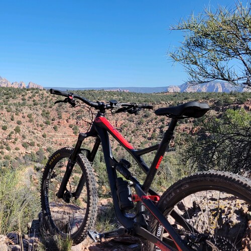 I ride mountain bikes.