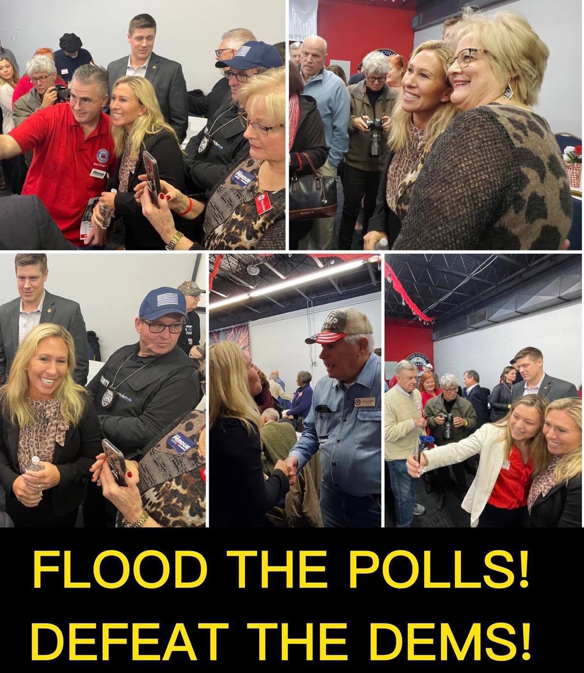 The people of Georgia are FIRED up! 

We must flood the polls to win BIG and DEFEAT THE DEMOCRATS in 2022! 

Save America. 
Stop Communism!