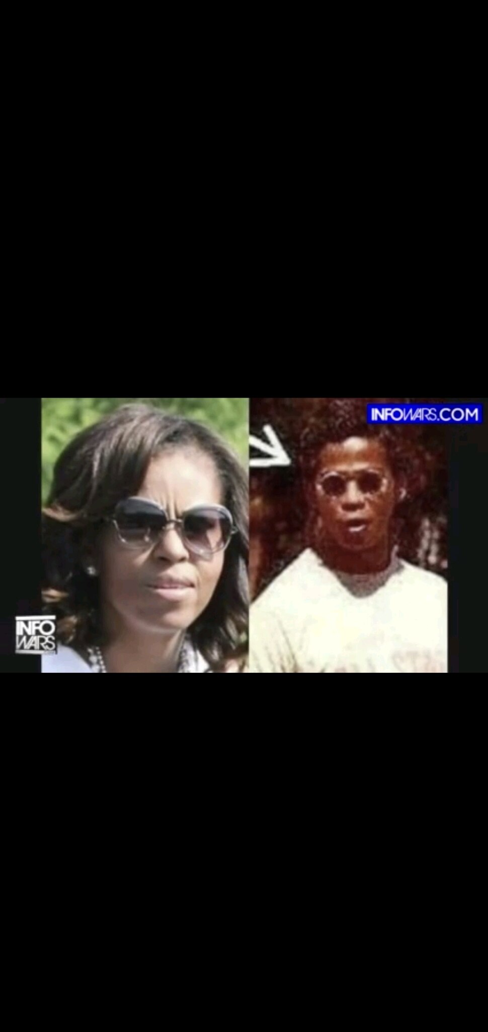  BIG MIKE LADIES AND GENTS STANDING NEXT TO RAND PAULS WIFE, LOOK AT THE SIZE OF OBUMMMERS WIFE NEXT...