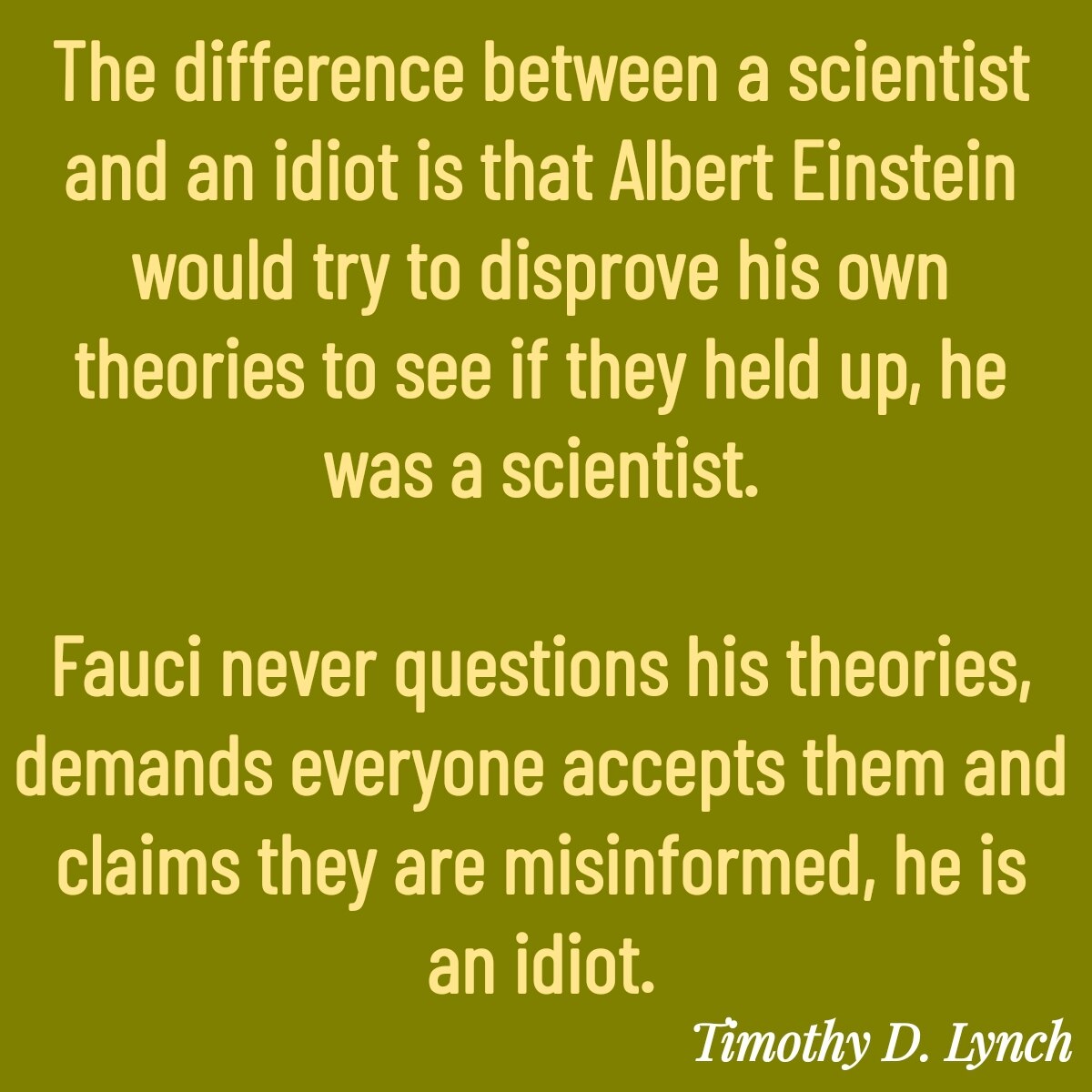 View 👍👍Timothy D Lynch👍👍's post on GETTR. Join the discussion, share your thoughts, and connect with the community.