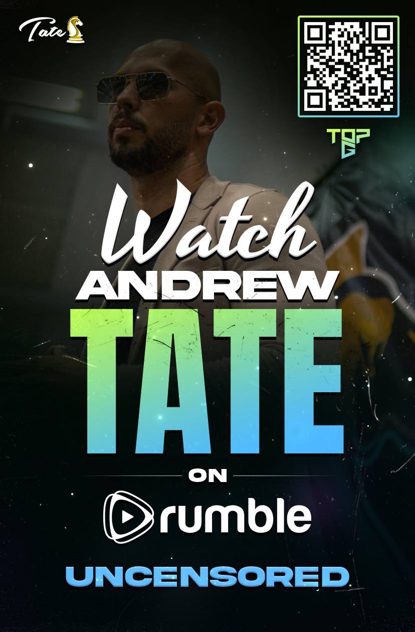 THE FIRST LIVE SHOW BEGINS TONIGHT. 

Spread far and wide. 

Put this picture on all of your lefty social media platforms. 

We must work together to defeat the matrix. 

www.rumble.com/tatespeech

