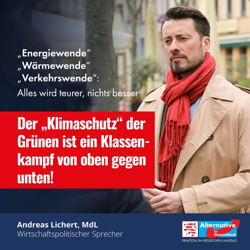 Alles wird teurer, nichts besser:
Grüner "#Klimaschutz" ist ein #Klassenkampf von oben gegen unten!
...