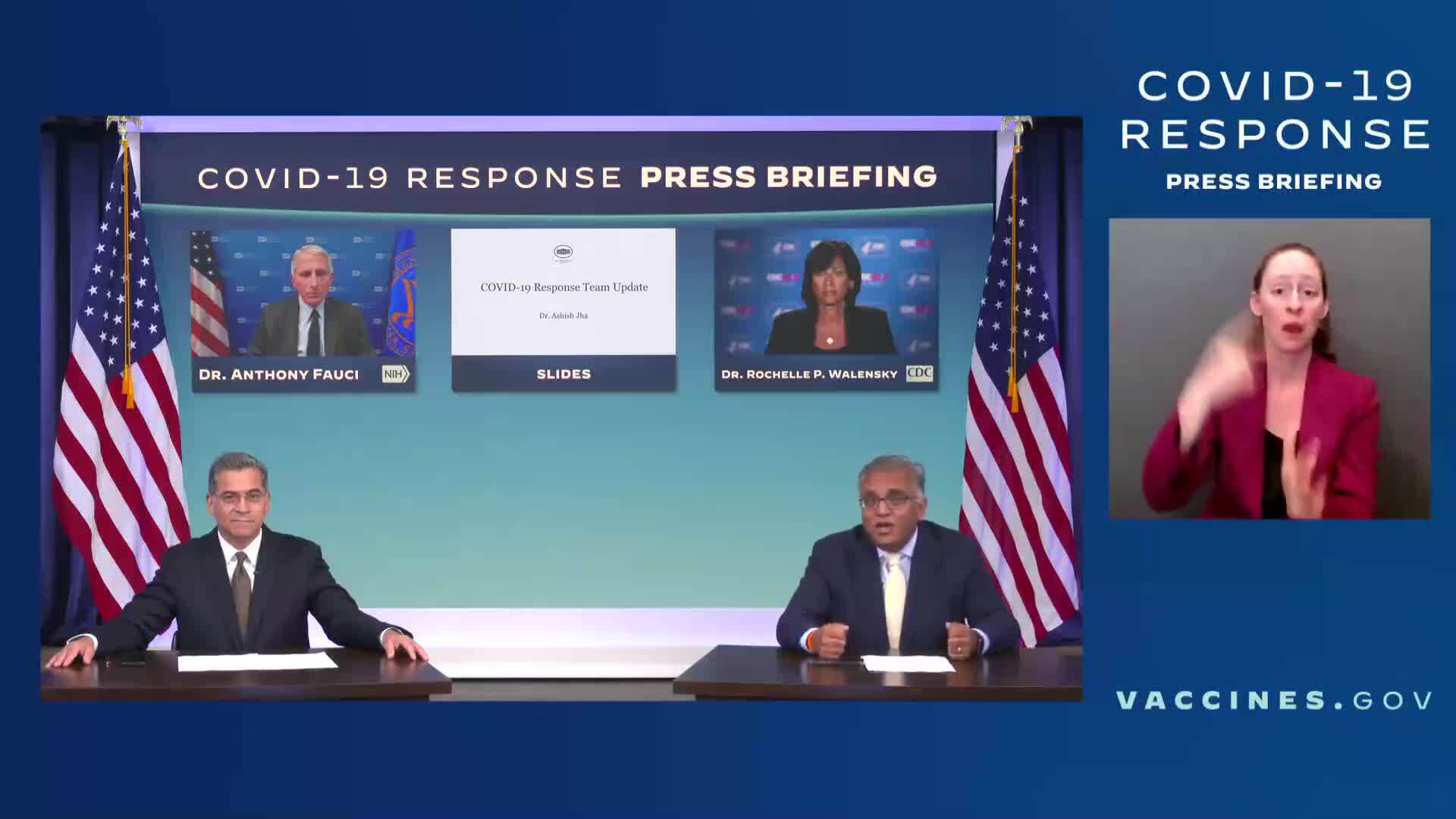 NOW - Biden COVID advisor Ashish Jha: "I really believe this is why God gave us two arms — one for t...