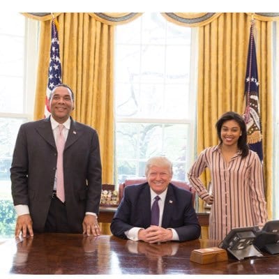 "2016, 2020, & 2024: Senior Advisor, Former SBA Advocate for The White House, & Appointee to President Donald J. Trump."