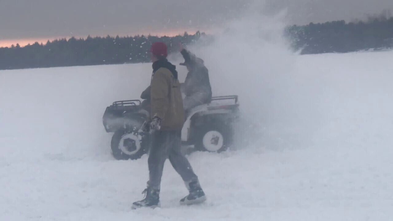 Wisconsin Lake Ice Rodeo!  Give me a 4 Wheeler and a frozen lake with at least 4 inches of ice and it’s rodeo time!

@DonnaFiducia