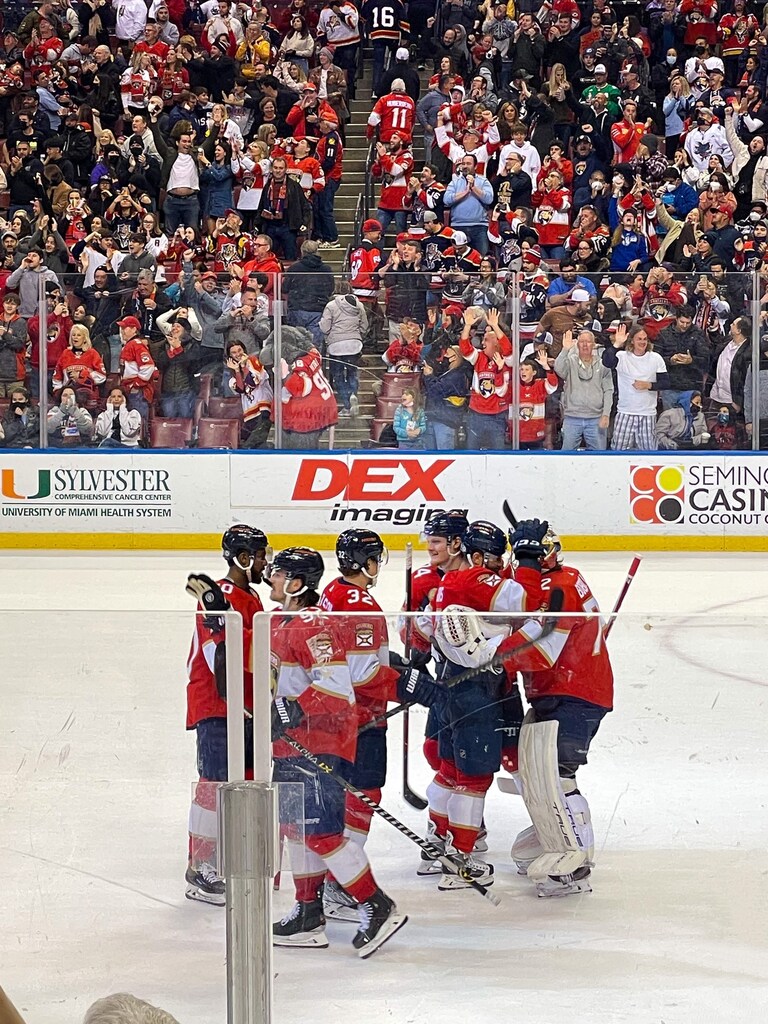 Florida Panthers winning in overtime!!! Let’s goooo!!! #flapanthers #panthershockey #hockey