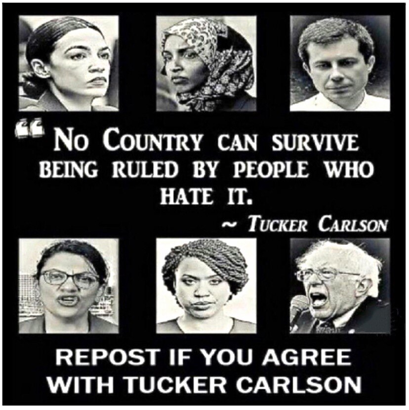 #tuckercarlson #tuckerisright #demshateamerica

👉 @GtheOriginal follows back patriots 🕊🇺🇸