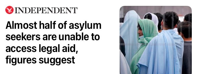 What an outrage! 

People deliberately making their way halfway across the World to break our law & illegally enter the country go to all that trouble & then can’t get the benefit of a free shyster immigration lawyer to fight their depirtation case.

What is the country coming to?  

