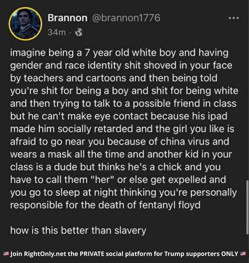 View RightOnly.net (Social App)'s post on GETTR. Join the discussion, share your thoughts, and connect with the community.