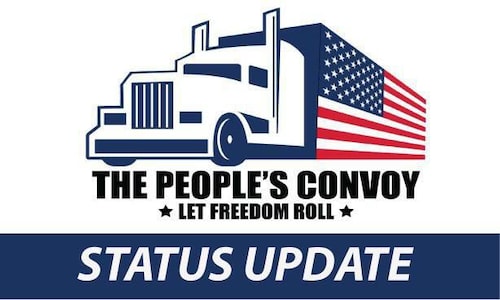 🚨🚨🚨🚨

DC Beltway here we come for the second time!

Today we will be rolling 2 WIDE and 1 time around and will return to Hagerstown Speedway for the night. DC has been in contact with us!!! 

Departure:  From the Hagerstown Speedway, turn left onto Rt 40 to I-81s  to I-70e to I-270s to I-495s. 

Return:  I-495 to I-270n to I-70w to I-81n to (exit 5b) to the AC&T truck stop to refuel. From there, we will drive I-81n one exit to Rt 40 (exit 6b) to the Hagerstown Speedway.

Hey DC, if you weren’t sure from yesterday just how BIG we are, here’s your chance to get a second look! Oh and PS, we are growing by the minute!!

We will hold the line! YOU WORK FOR US!

#thepeoplesconvoy

🇺🇸🇺🇸🇺🇸🇺🇸🇺🇸🇺🇸🇺🇸🇺🇸