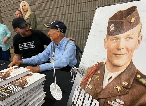 The last surviving member of Easy Company portrayed in the book and Steven Spielberg's HBO miniserie...